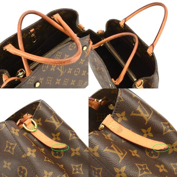 💎✨BEAUTIFUL✨💎Authentic Louis Vuitton Montaigne MM Shoulder Bag 2-Way - Picture 7 of 9
